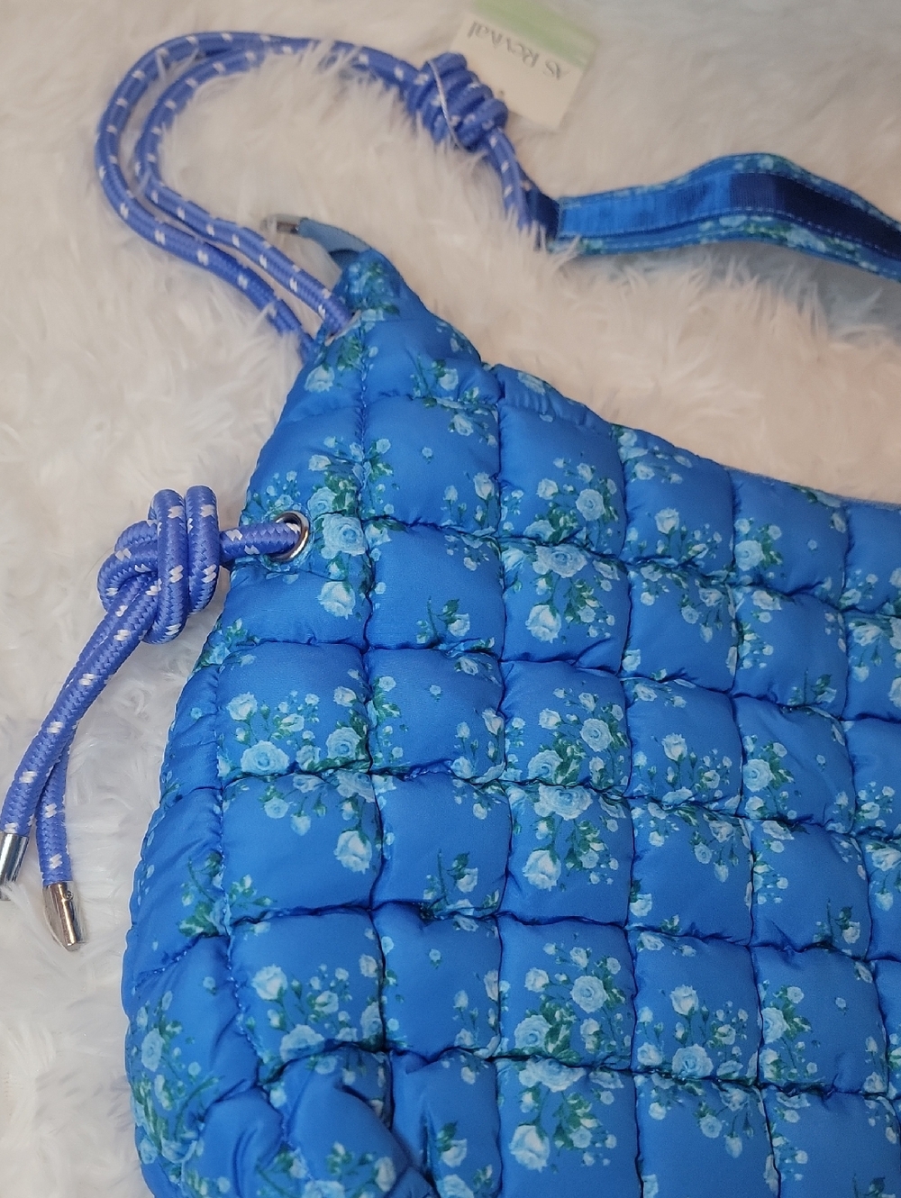 🔹️NWT🔹️ As Revival Bloom & Go Quilted Blue Floral Crossbody Bag